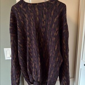 Vintage Purple and Gold Jhane Barnes Sweater